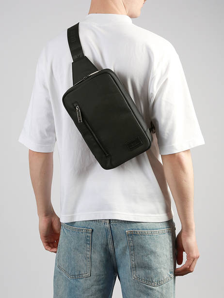 Cross Body Tas David jones Zwart men 931103 ander zicht 1