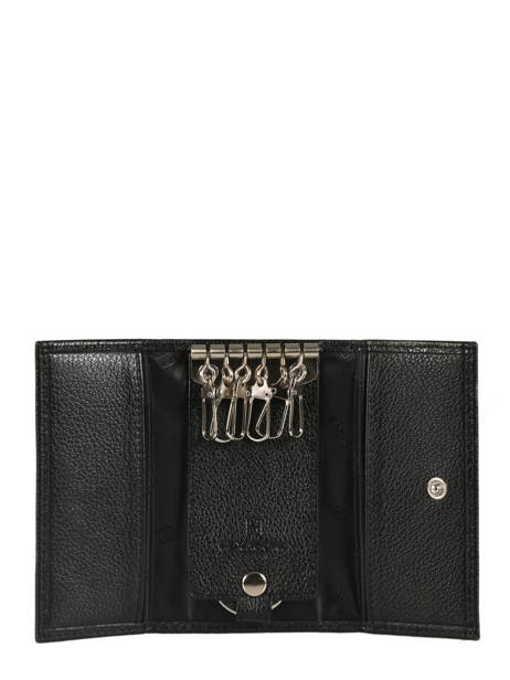 Sleutelhanger Leder Hexagona Zwart confort 460609 ander zicht 1