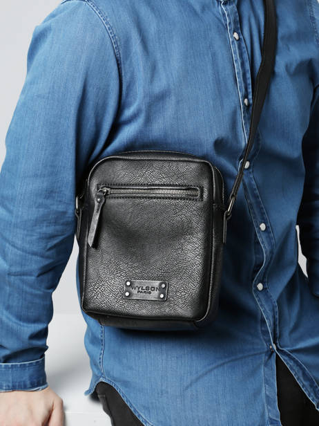 Herenpocket Wylson Zwart hanoi 2 ander zicht 1